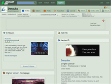 Tablet Screenshot of denzuko.deviantart.com