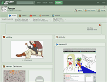 Tablet Screenshot of faezer.deviantart.com