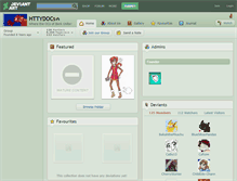 Tablet Screenshot of httydocs.deviantart.com