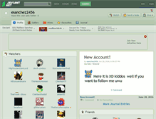 Tablet Screenshot of esanchez2456.deviantart.com