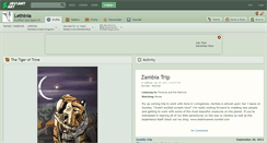 Desktop Screenshot of lethinia.deviantart.com