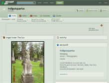 Tablet Screenshot of indigoaquarius.deviantart.com