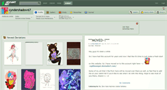 Desktop Screenshot of cyndershadow67.deviantart.com