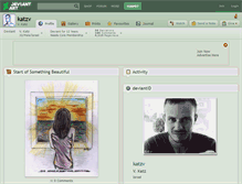 Tablet Screenshot of katzv.deviantart.com