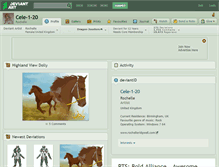 Tablet Screenshot of cele-1-20.deviantart.com
