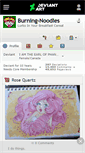 Mobile Screenshot of burning-noodles.deviantart.com