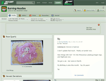 Tablet Screenshot of burning-noodles.deviantart.com