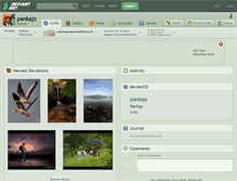 Tablet Screenshot of pankajz.deviantart.com