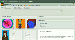 Desktop Screenshot of invader-zera.deviantart.com