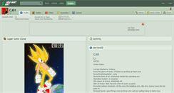 Desktop Screenshot of cj01.deviantart.com