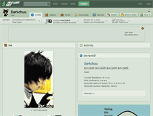 Tablet Screenshot of darkchuu.deviantart.com