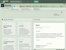Tablet Screenshot of erulover.deviantart.com