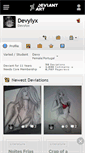 Mobile Screenshot of devylyx.deviantart.com