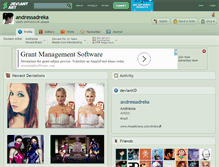 Tablet Screenshot of andressadreka.deviantart.com