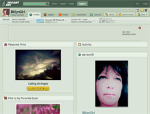 Tablet Screenshot of bklyngirl.deviantart.com