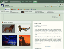 Tablet Screenshot of coolrat.deviantart.com