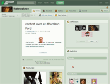Tablet Screenshot of ihatesnakes.deviantart.com