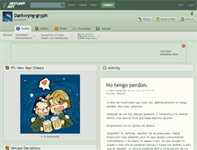 Tablet Screenshot of darkwyng-gryph.deviantart.com