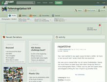 Tablet Screenshot of fallenangeljebus169.deviantart.com