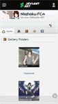 Mobile Screenshot of nisshoku-fc.deviantart.com