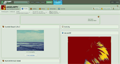 Desktop Screenshot of angelhippy.deviantart.com