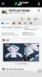 Mobile Screenshot of marki-san-design.deviantart.com