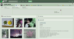 Desktop Screenshot of candy-sama.deviantart.com