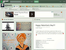 Tablet Screenshot of abilene22.deviantart.com