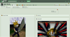 Desktop Screenshot of dark-tannie.deviantart.com
