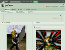 Tablet Screenshot of dark-tannie.deviantart.com