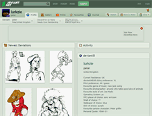 Tablet Screenshot of lurkzie.deviantart.com