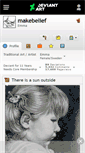 Mobile Screenshot of makebelief.deviantart.com