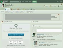 Tablet Screenshot of dto-collective.deviantart.com