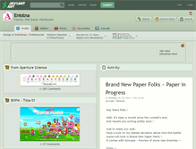 Tablet Screenshot of eniotna.deviantart.com