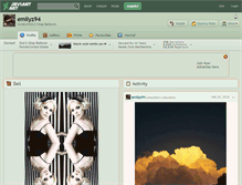 Tablet Screenshot of emilyz94.deviantart.com