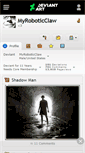 Mobile Screenshot of myroboticclaw.deviantart.com