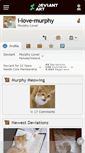 Mobile Screenshot of i-love-murphy.deviantart.com