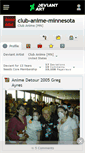 Mobile Screenshot of club-anime-minnesota.deviantart.com