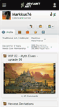 Mobile Screenshot of markkus76.deviantart.com