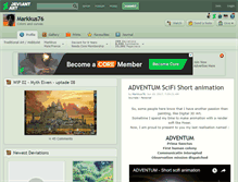Tablet Screenshot of markkus76.deviantart.com