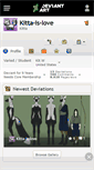 Mobile Screenshot of kitta-is-love.deviantart.com