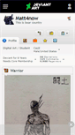 Mobile Screenshot of matt4now.deviantart.com