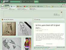Tablet Screenshot of ilimie.deviantart.com