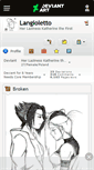 Mobile Screenshot of langioletto.deviantart.com