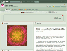Tablet Screenshot of froggychan.deviantart.com