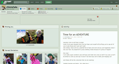 Desktop Screenshot of chiomehata.deviantart.com