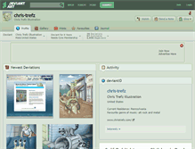 Tablet Screenshot of chris-trefz.deviantart.com