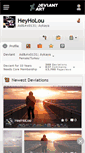 Mobile Screenshot of heyholou.deviantart.com
