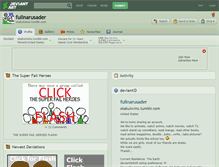 Tablet Screenshot of fullnarusader.deviantart.com