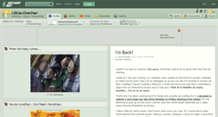Desktop Screenshot of lilicia-onechan.deviantart.com